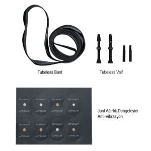 URSUS MIURA TC37 Jant Seti - Karbon - Disc - Tubeless - Sokma Mil 12mm