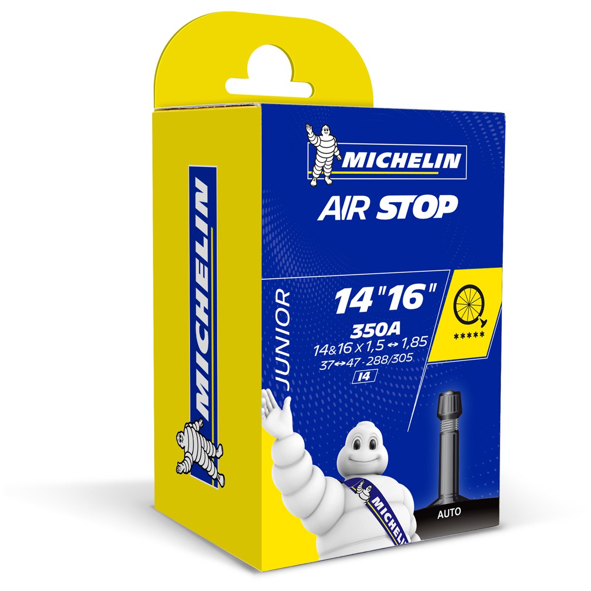 Michelin İç Lastik AirStop I4 102g 14-16x1,5-1,85 Standart Sibop 34mm