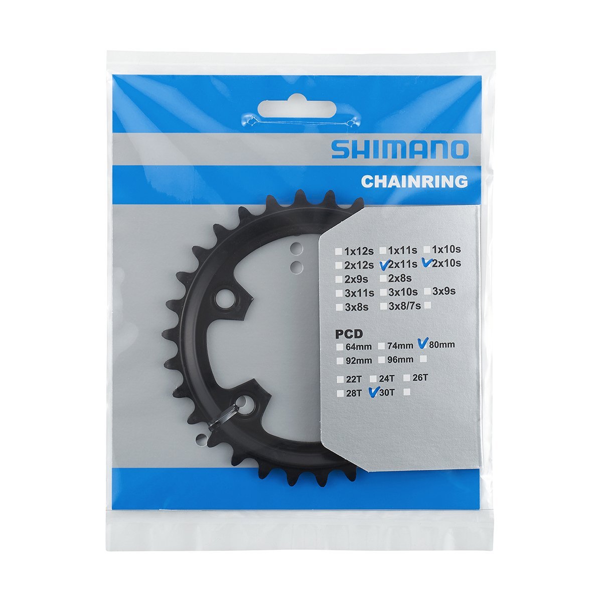Shimano GRX FC-RX600-11/FC-RX600-10 İçin Aynakol Dişlisi 30T