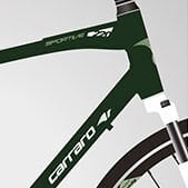 Carraro Sportive 220 28'' 21-V VB MAT KOYU YEŞİL-BEYAZ-YEŞİL-56Cm