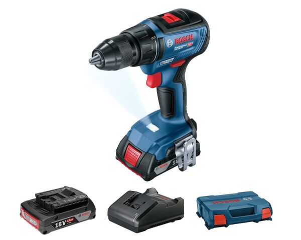 BOSCH GSR 18V-50 Profesyonel Akülü Delme Vidalama 18V 2.0Ah