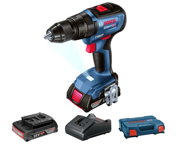 BOSCH GSB 18V-50 Profesyonel Akülü Darbeli Delme Vidalama 18V 2.0Ah