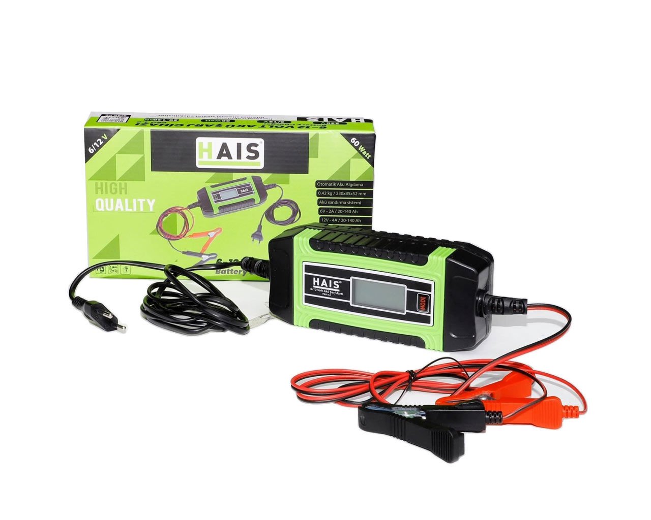 HAİS PRO4.0 Akü Şarj Cihazı 6-12 VOLT