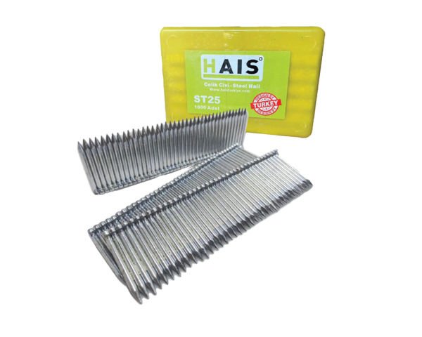 HAİS ST18 Çelik Çivi T Başlı Profil Saç Beton için