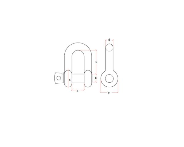 Tonajlı Kilit Düz G-210 5/8 - 3.25 ton