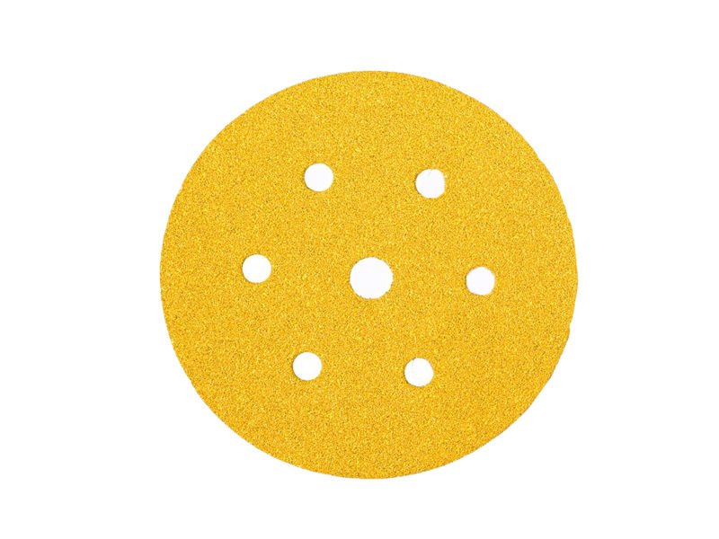 Gold Cırtlı Disk Zımpara 6 Delik 125 mm 100 Kum