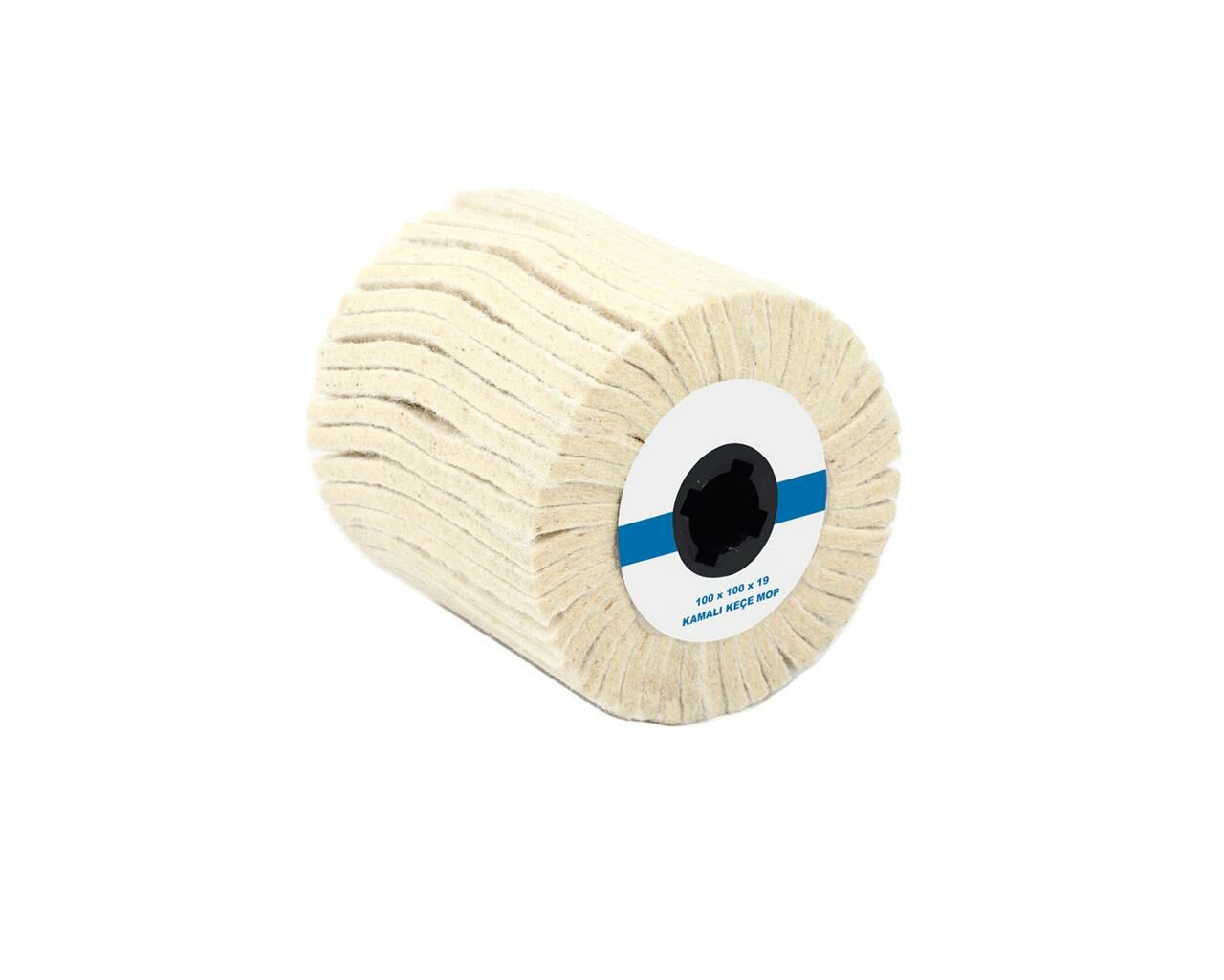 Kamalı Keçe Mop Zımpara 100x100x19 mm