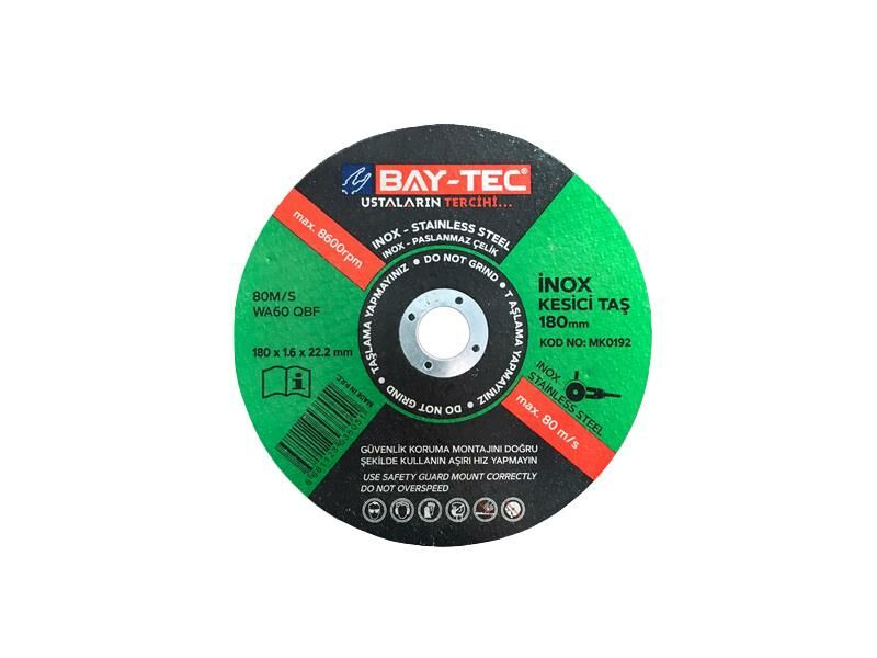 BAY-TEC MK0190 İnox Kesici Taş 115X1.0 mm