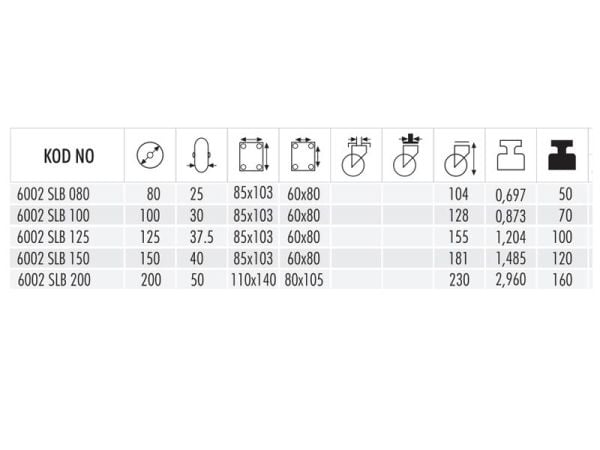 6002 SLB 125  Döner Saç Jantlı Teker