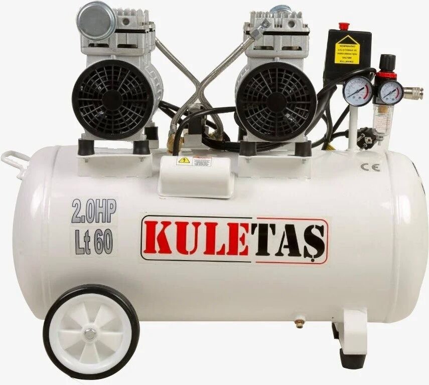 KULETAŞ SESSİZ HAVA KOMPRESÖRÜ 60  LİTRE 2HP