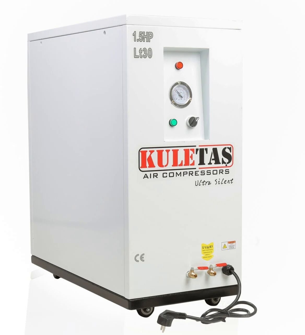 KULETAŞ KABİNLİ SESSİZ HAVA KOMPRESÖRÜ 30  LİTRE 1.5HP