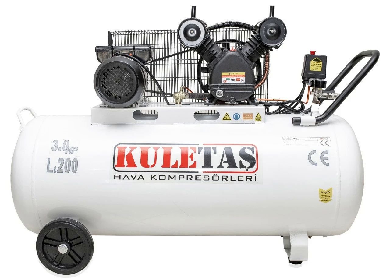 KULETAŞ HAVA KOMPRESÖRÜ 200  LİTRE 3HP