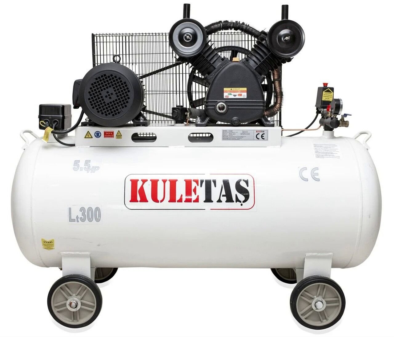 KULETAŞ HAVA KOMPRESÖRÜ 300  LİTRE 5.5HP 8 BAR