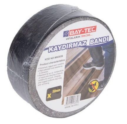 Merdiven Kaydırmaz Bant 50mm x 25mt Siyah MK0840