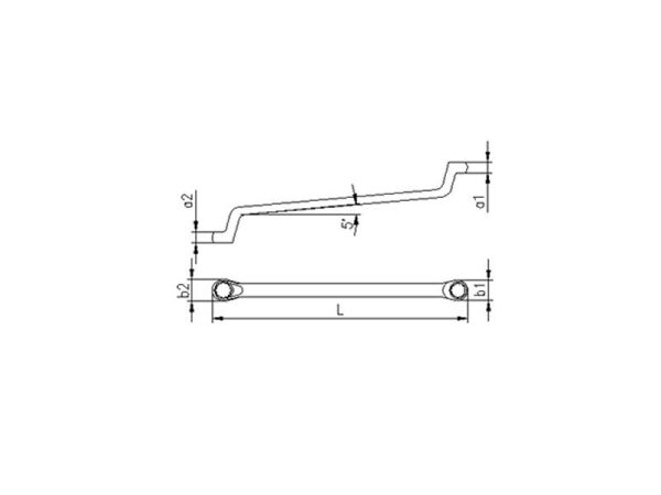 0430 Yıldız İki Ağız Anahtar 10x11 mm