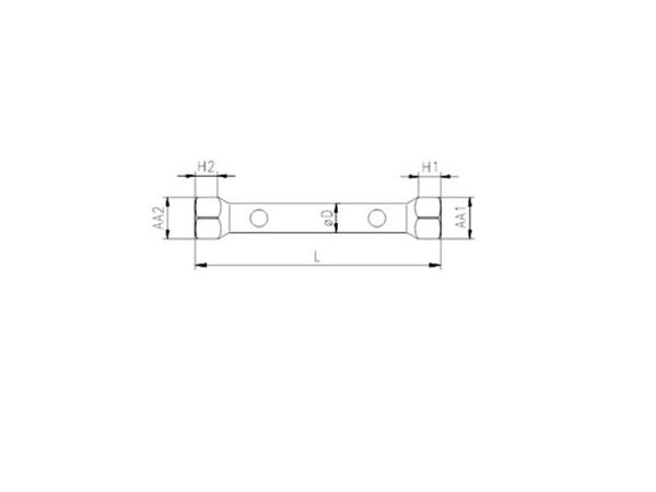 1800 Kovan Anahtar İki Ağız 10x11 mm