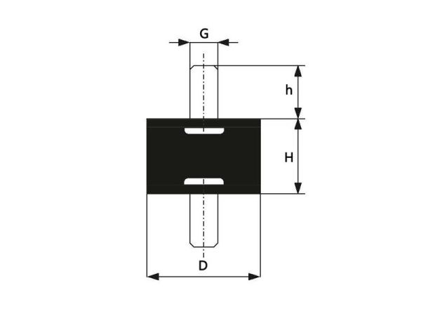 A Tip Lastik Takoz 20x15 Pulsuz