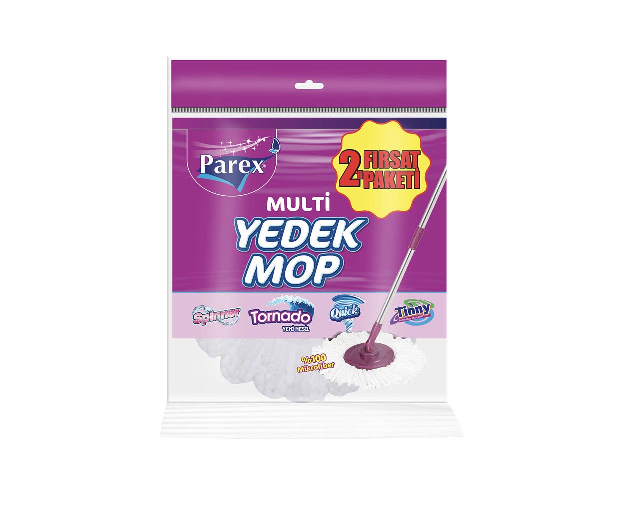 PAREX Multi Yedek Mop 2'li