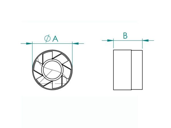 Kanal Tip Aksiyel Fan APKT-200