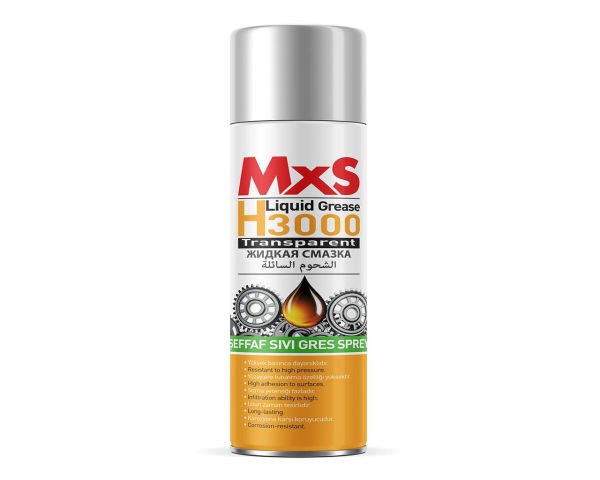 MXS H3000 Şeffaf Sıvı Gres Sprey 400 ml