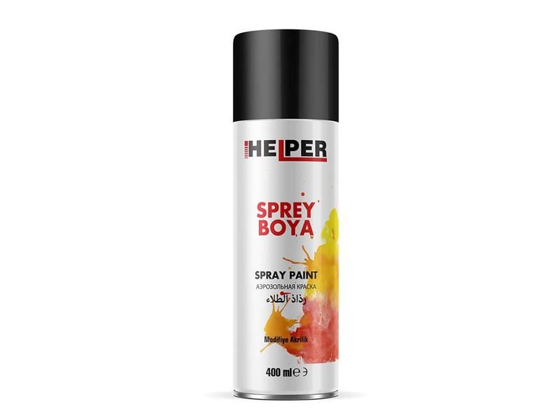 HELPER Akrilik Sprey Boya RAL 9005 Mat Siyah