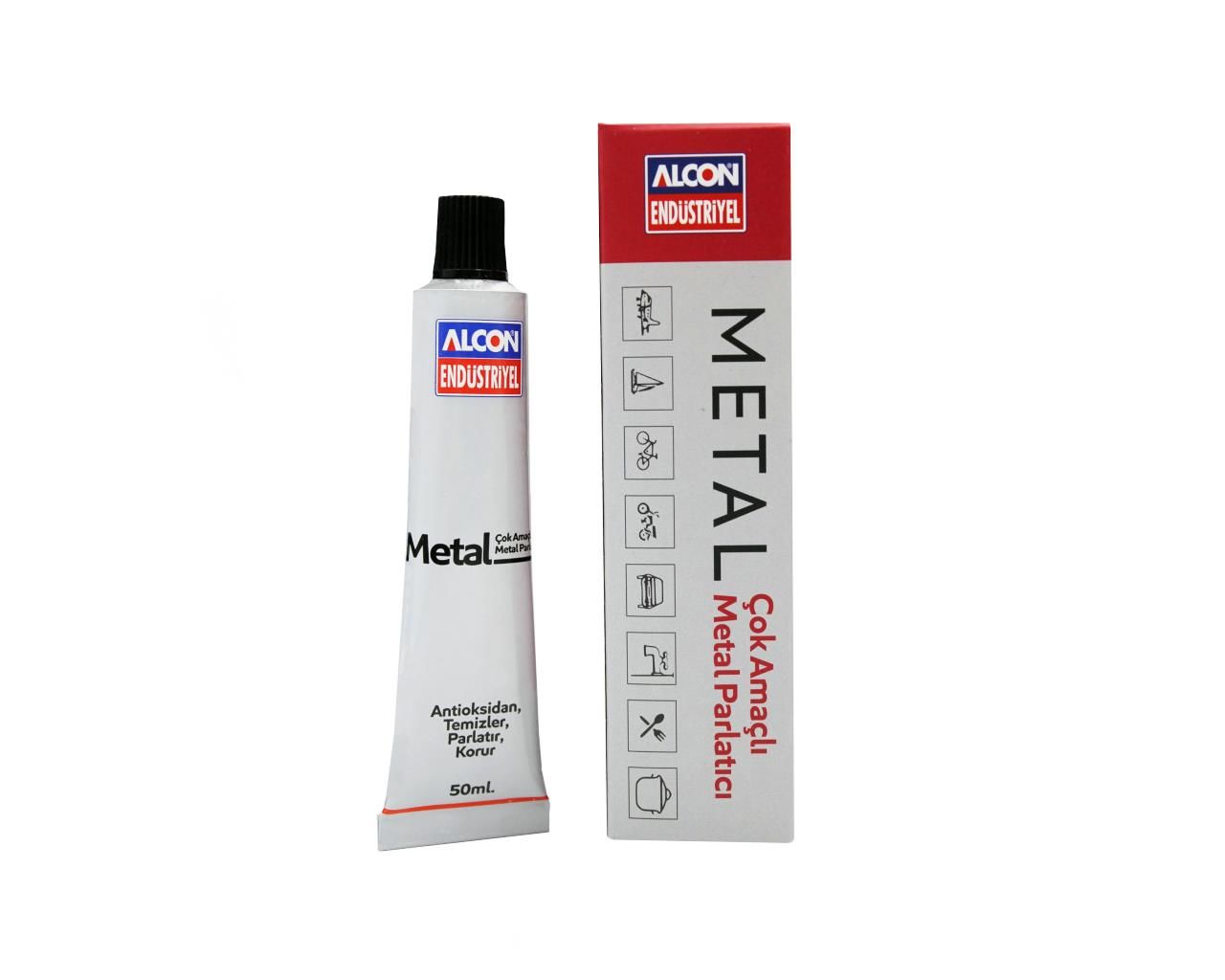 Alcon Metal Polish (Çok Amaçlı Çelik Parlatıcı) 80 gr Tüp M-9935