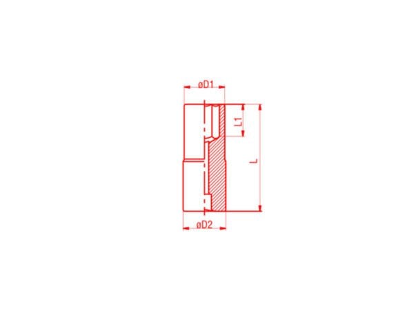 1108 Altıköşe Havalı Derin Lokma Anahtarı 1/2'' 15 mm