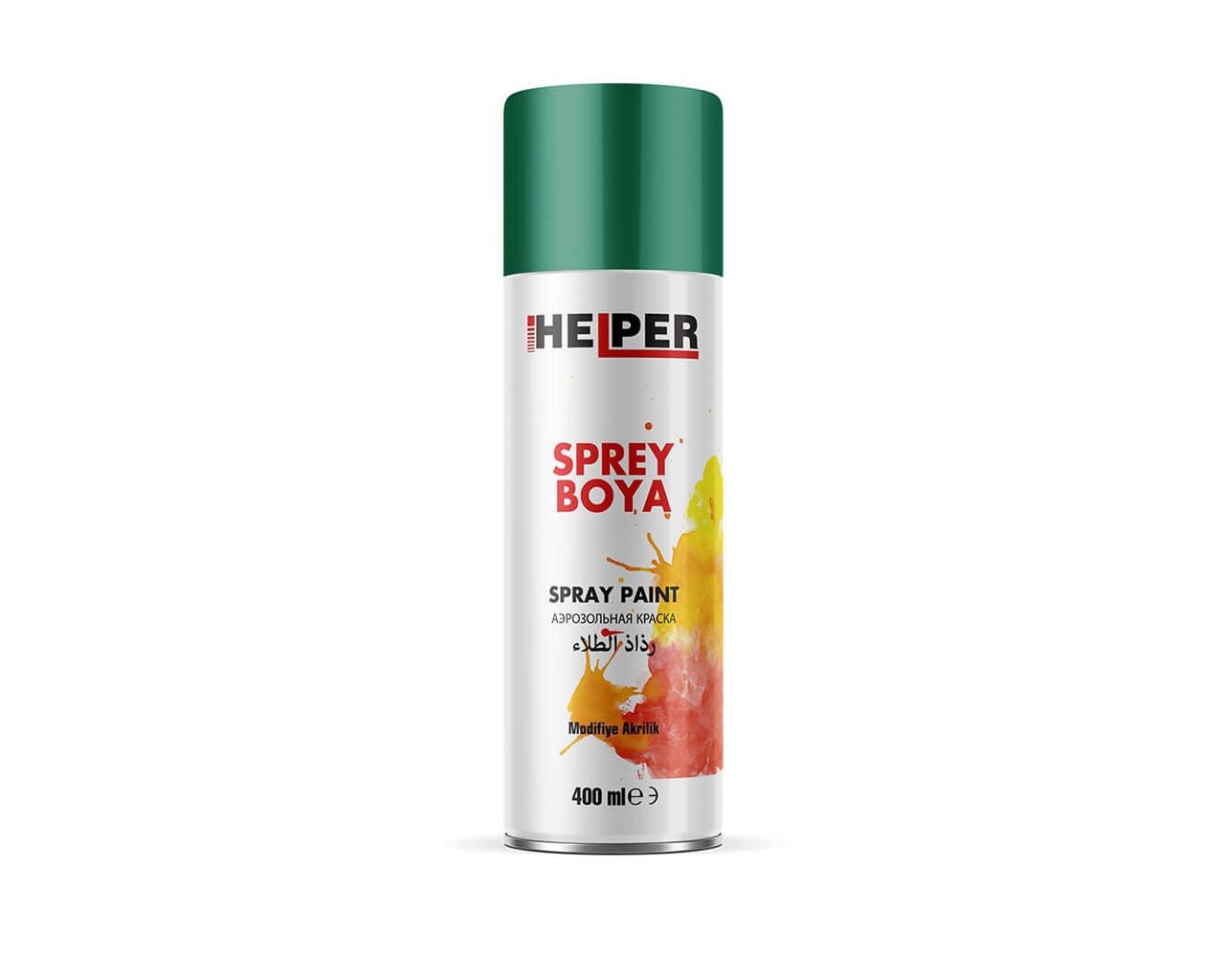 HELPER Akrilik Sprey Boya RAL 6016 Yeşil  200ML