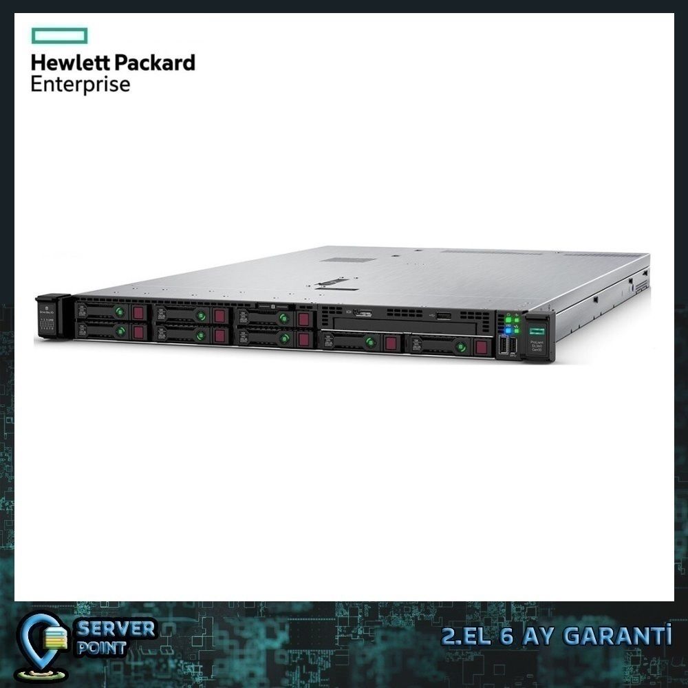 2.EL SERVER HP DL360 GEN10 GOLD 6138 2X CPU 256GB DDR4 RAM E208i-a RAID 2X 500W POWER