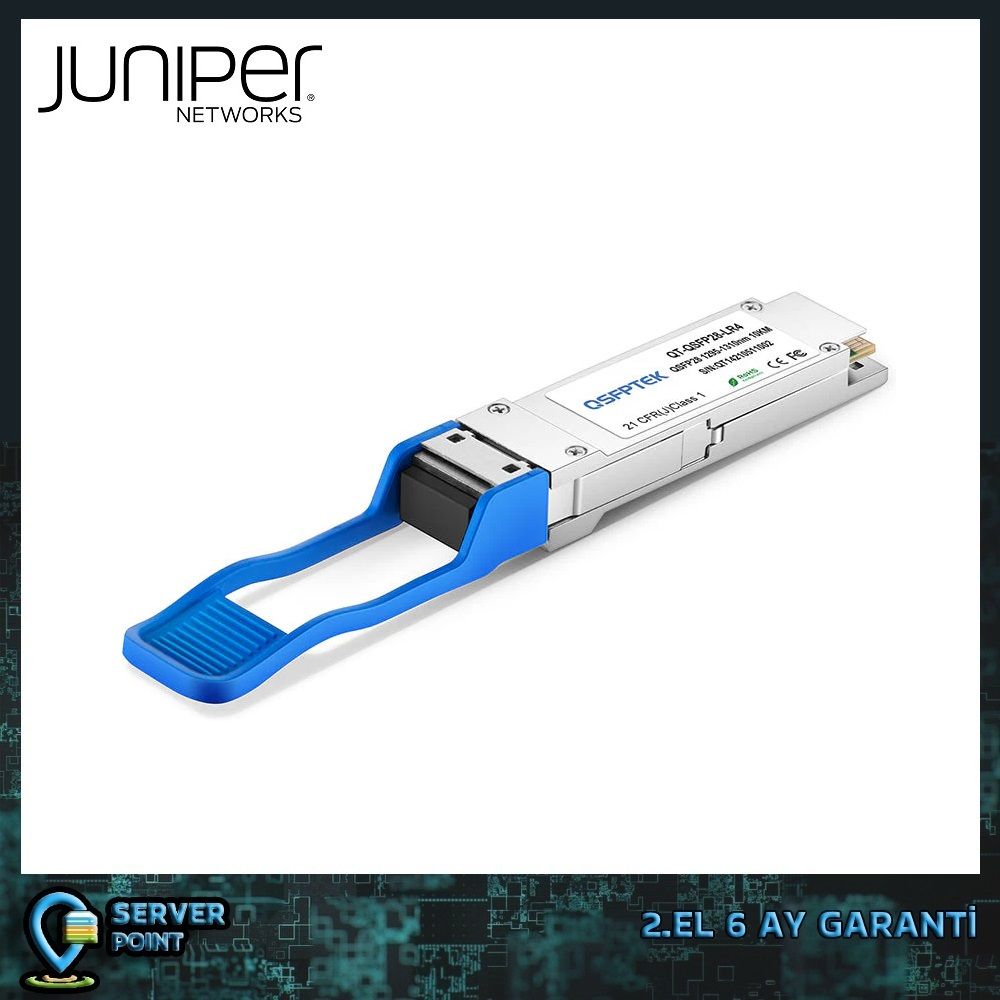 2.EL NETWORK JUNIPER 40GB QFX-QSFP-40G-LR4 1310nm GBIC TRANSCEIVER MODULE