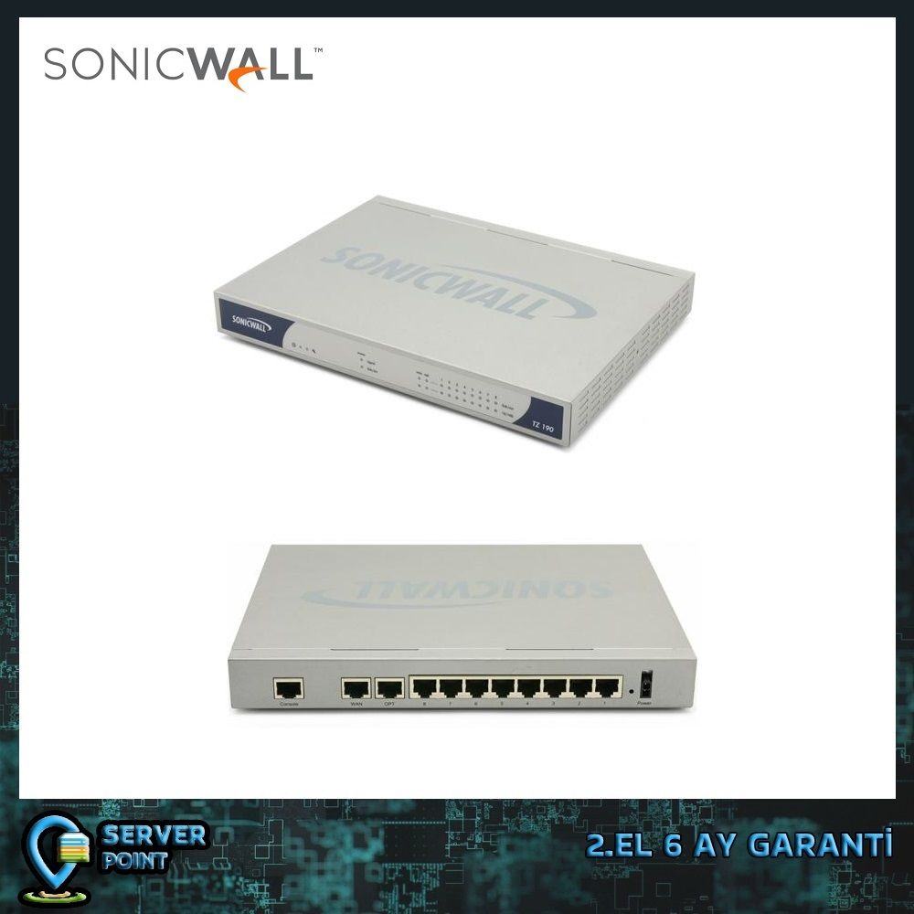 2.EL NETWORK SONICWALL TZ 190 FIREWALL