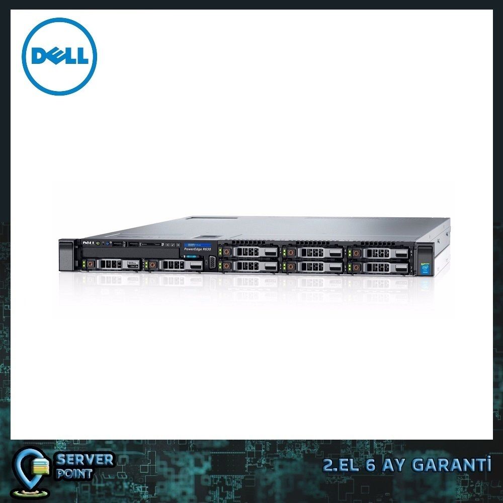 2.EL DELL R630 E5-2697 V3 2X CPU 256GB DDR4 RAM HDD YOK H730 RAID KART 2X 750W POWER