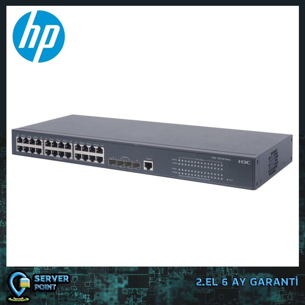 2.EL NETWORK HP 5120-24G 24 PORT GIGABIT SWITCH P/N : JE074A