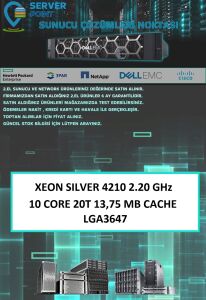 2.EL CPU SERVER XEON SILVER 4210 2.20 GHz 10 CORE 20T 13,75 MB CACHE LGA3647