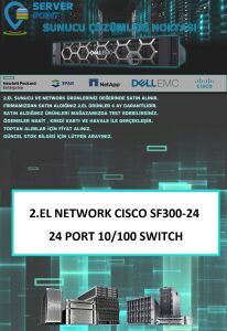 2.EL NETWORK CISCO SF300-24 24 PORT 10/100 SWITCH