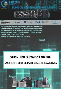 2.EL CPU SERVER XEON GOLD 6262V 1.90 GHz 24 CORE 48T 33MB CACHE LGA3647