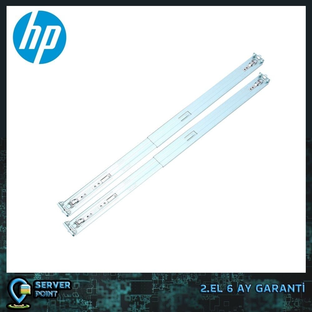 2.EL SERVER RAIL KIT HP DL360 GEN8 GEN9 GEN10 KABİN KIZAK P/N : 714511-001