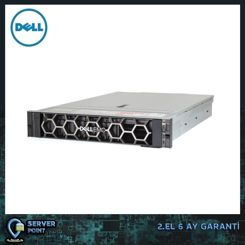 2.EL SERVER DELL R740 PLATINUM 8160 2X CPU 512GB DDR4 RAM 16X 2,5'' SFF H730 RAID 2X 750W POWER