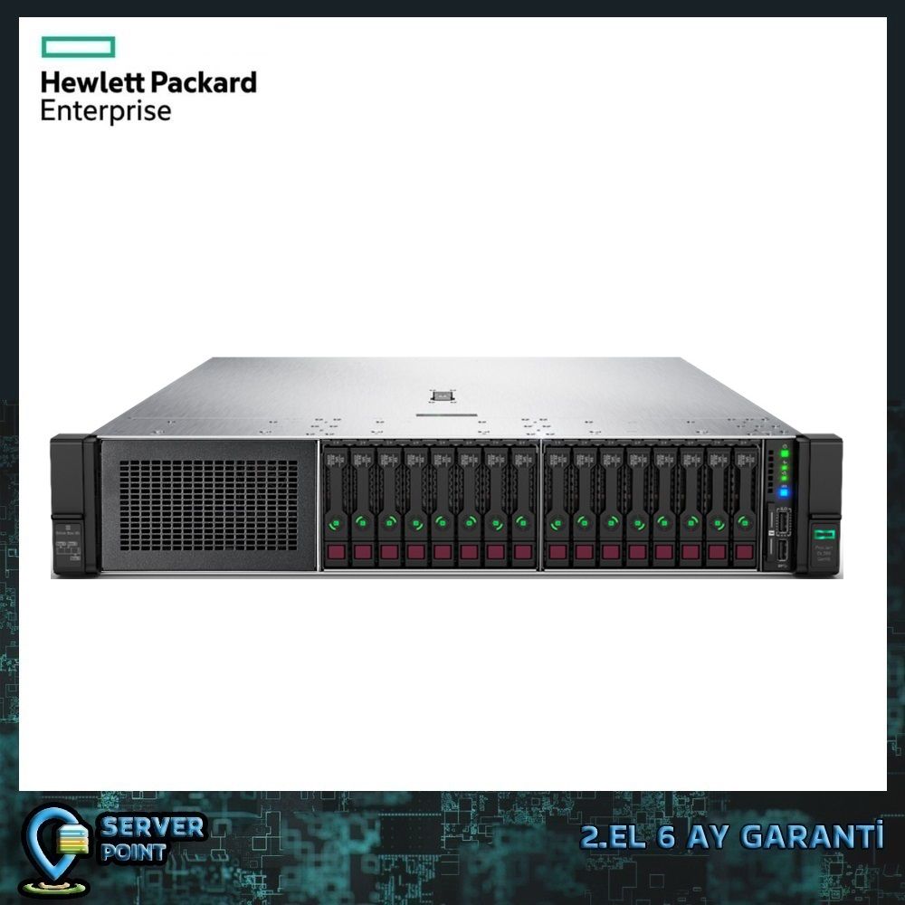 2.EL SERVER HP DL380 GEN10 SILVER 4114 2X CPU 256GB DDR4 RAM P408i-a RAID 2X 500W POWER