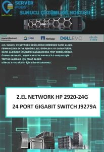 2.EL NETWORK HP 2920-24G 24 PORT GIGABIT SWITCH J9279A