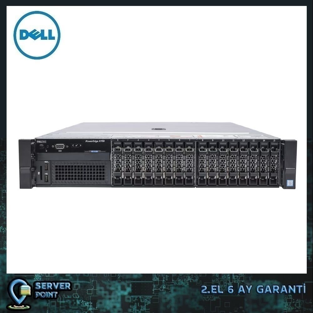 2.EL SERVER DELL R730 E5-2695 V4 2X CPU 512GB DDR4 RAM H730p RAID 2X 750W POWER