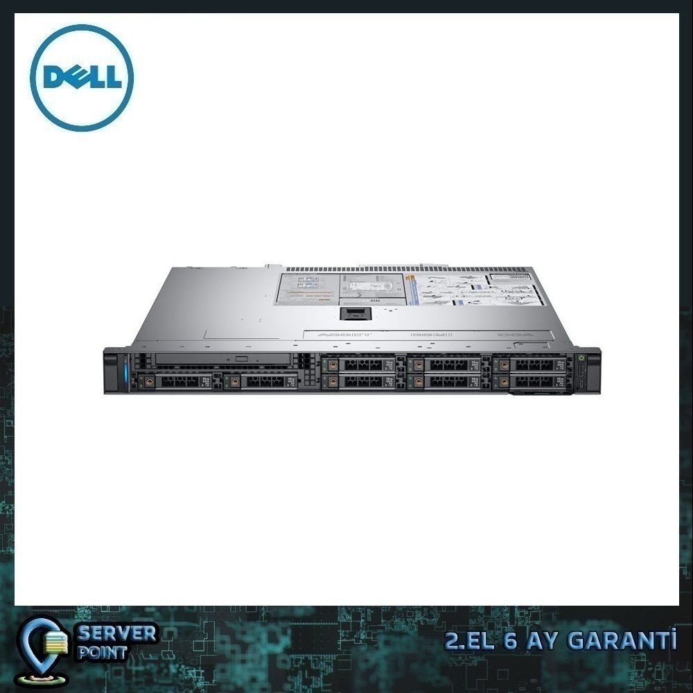 2.EL SERVER DELL R440 XEON SILVER 4214 2X CPU 32GB DDR4 RAM H740 RAID 2X 550W POWER