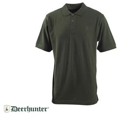 T. DEERHUNTER Berkeley 331 Polo Yaka Yeşil Tişört L