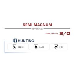 FIOCCHI SEMI MAGNUM 12 Ga 42 G. No:2/0