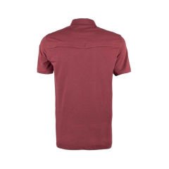 VAV Tlac-01 Polo Yaka Tişört Bordo M