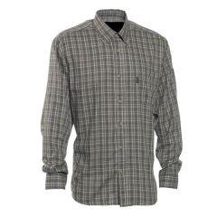 T. DEERHUNTER Waylon 399 Yeşil Kareli Uzun Kol Gömlek 41/42