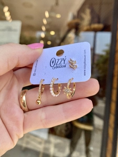 4'lü Set Küpe