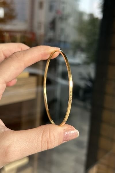 Çelik Ajda Bilezik 6,5 cm Çap
