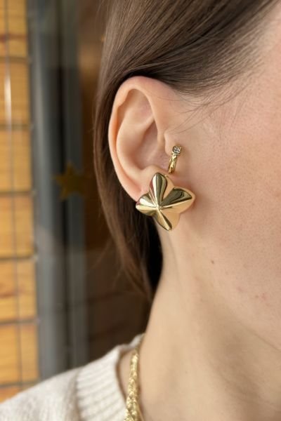 VIP Tomurcuk Model Küpe 14K