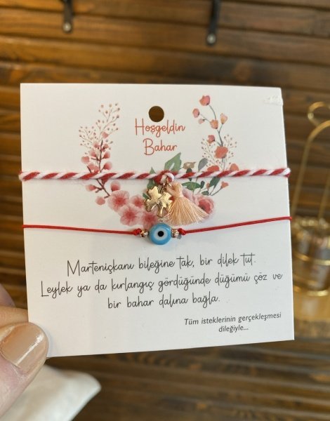 Marteniçka 2'li Set İp Bileklik
